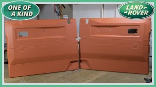 How change the door card colour. Land Rover Defender interior part 3. Auto upholstery