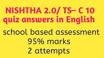 NISHTHA 2.0/module 10 quiz answers in English –95% marks
