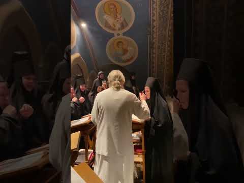 Polyeleos Anointing Of The Monastic Choir By Fr Sergius