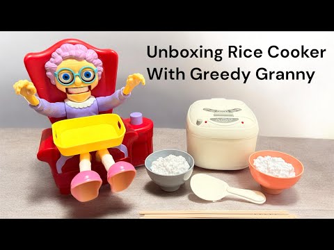 ASMR✨Satisfying Unboxing Rice Cooker Set With Greedy Granny👵🏻