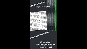 telegram binary signal group for all platform(olymptrade, binomo, quotex,iqoption)