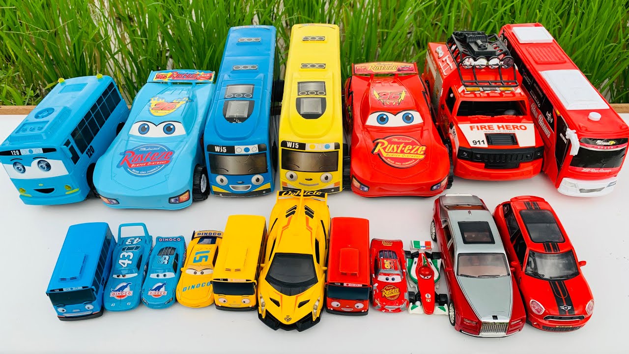 Mobil Mobilan Truk Oleng, Mobil Truk Molen, Mobil Balap, Truk Pasir, Mobil Roket, Damkar, Tayo #2487