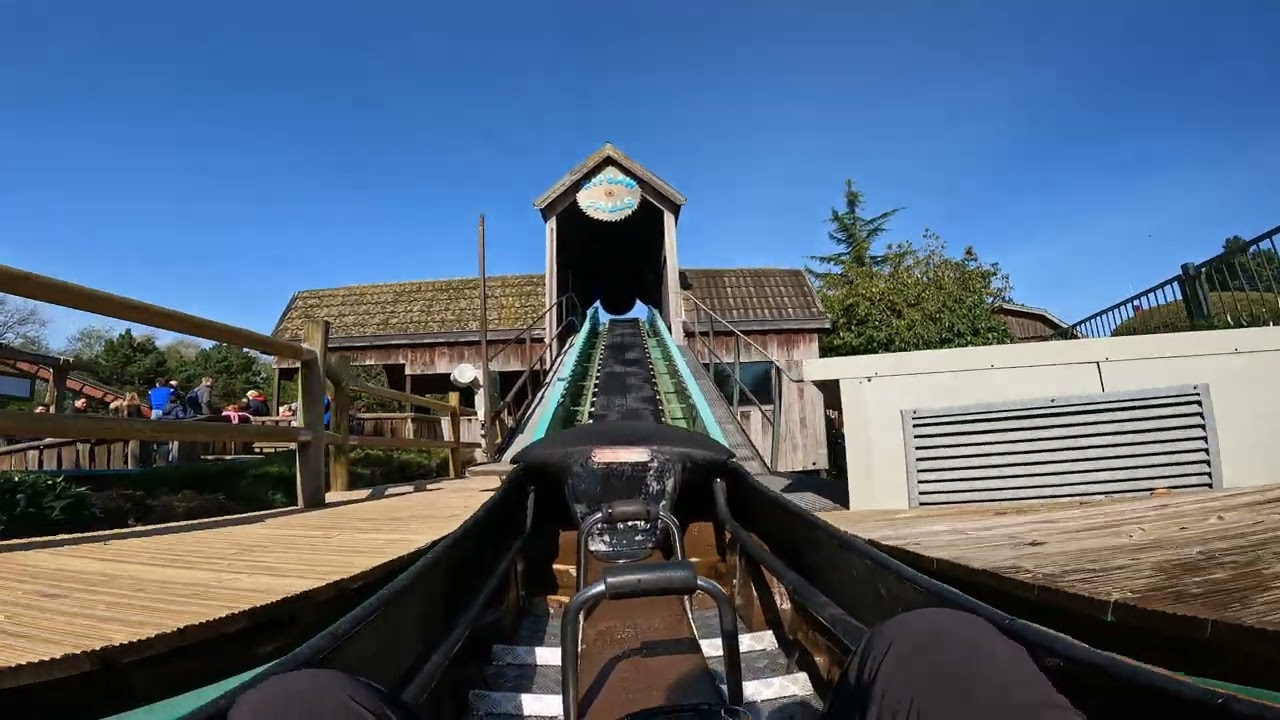 Slagharen Ripsaw Falls Onride POV April 2023