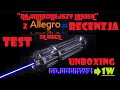 Najmocniejszy Laser Niebieski z Allegro -Test, Recenzja! #zemną