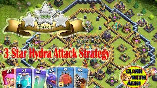 3 Star Super Archar Blimp Hydra Attack Strategy ( Clash Of Clans)