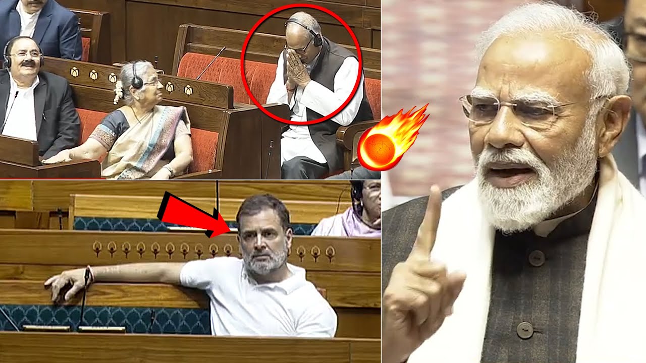 PM Modi Narendra Speech In Rajya Sabha | Rahul Gandhi | BJP vs Congress ...