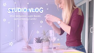 STUDIO VLOG | Minc Meltdown, Lash Boxes and Greeting Cards!