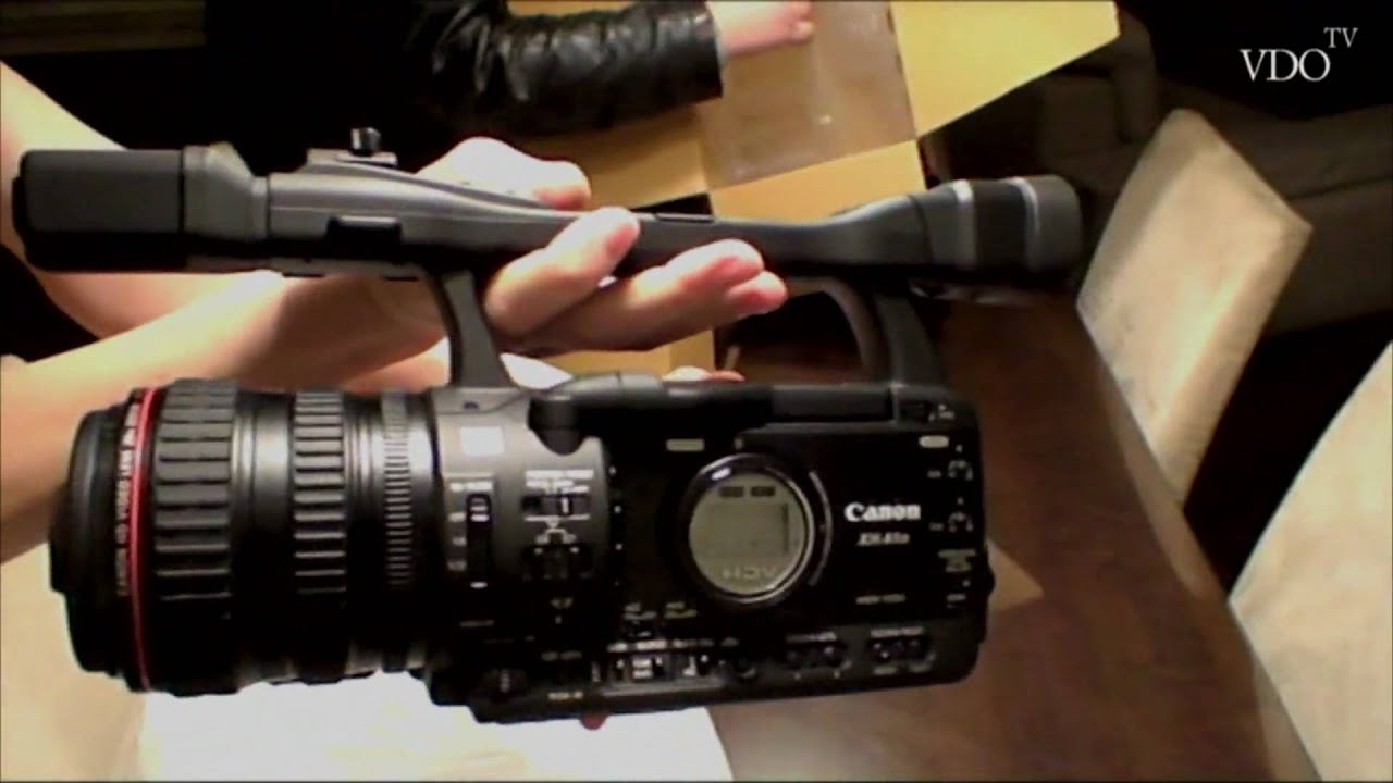 Canon XH A1s Unboxing - YouTube