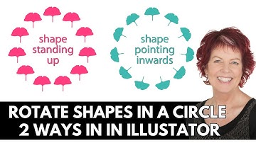 Master Rotation: Upright & Path-Aligned Rotating Shapes in Illustrator