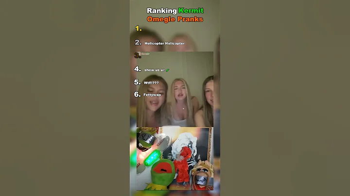 Ranking Kermit Omegle Pranks (Part 3)┃Moments That Will Change Childhood #kermit #omegle #pranks