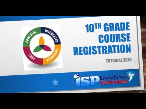 10th Grade Course Registration Tutorial for RenWeb