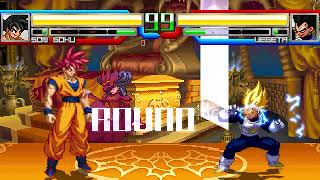 Goku vs Vegeta MUGEN Made In Honor of Akira Toriyama