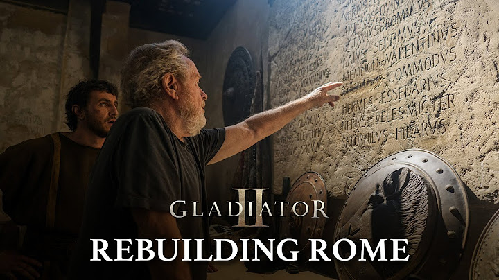 Rebuilding Rome for Gladiator II – Ridley Scott, Paul Mescal, Pedro Pascal, Denzel Washington