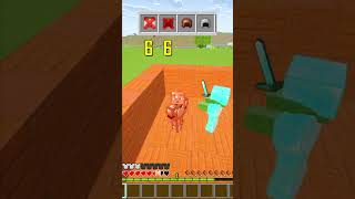 Minecraft Armour Test ⚔️ | Zombie vs Armour Sets #shorts #minecraft