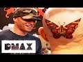 Ami James Tattoos Beautiful Butterfly For Woman With Alopecia | Miami Ink