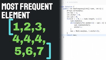 Leetcode 1838: Frequency of the Most Frequent Element | Java Solution