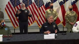 Gov. Abbott provides updates on power outages in Texas