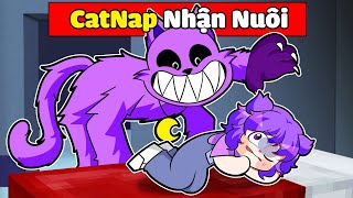 NABEE EM BÉ ĐI LẠC ĐƯỢC QUÁI VẬT CATNAP POPPY PLAYTIME NHẬN NUÔI TRONG MINECRAFT 👶🐈💜