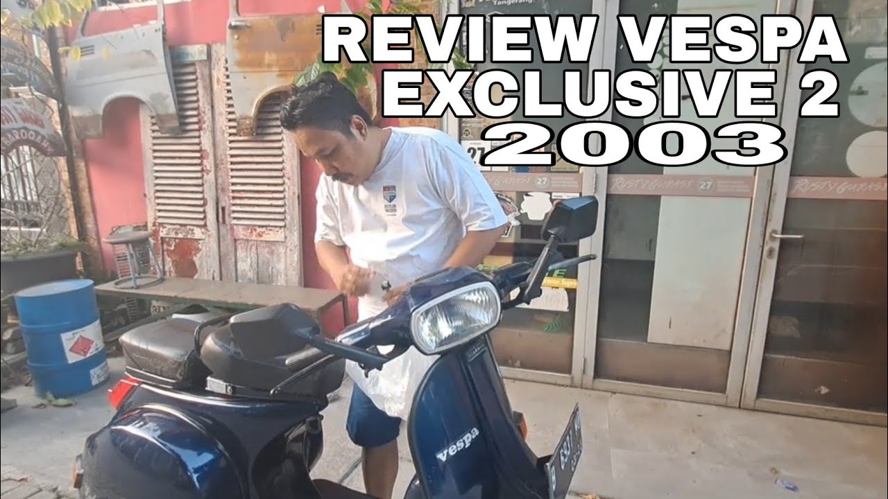 Vespa Exclusive 2 Tahun 2003,Orisinil cat.