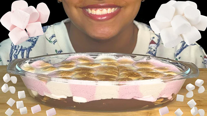 ASMR MUKBANG｜NUTELLA S'MORES DIP, STRAWBERRY, CHOCOLATE 누텔라 스모어딥, 딸기, 초콜릿, 마시멜로 EATING SOUNDS 먹방