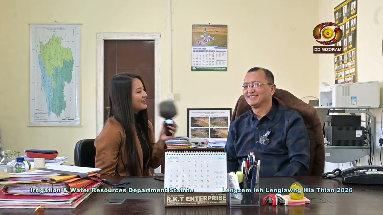 Irrigation & Water Resources Department staff te Lengzem leh Lenglawng Hla thlan
