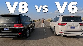 Drag Race V8 Vs V6 Lc200 Vs Lc300 Pakwheels