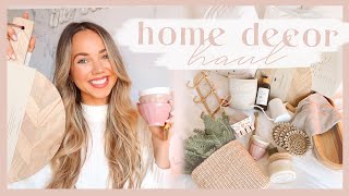 HOME DECOR HAUL | neutral boho pieces from amazon, target, anthropologie, etsy, & more! ✨