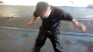 dwarf kicks his own head