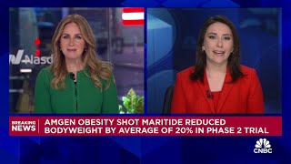 Amgen says obesity drug caused up to 20 weight loss after a year with no plateau