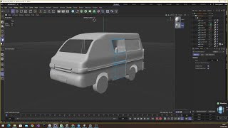 3D Model Car Van Cinema 4d