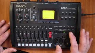 ZOOM R8 as Drum Machine.