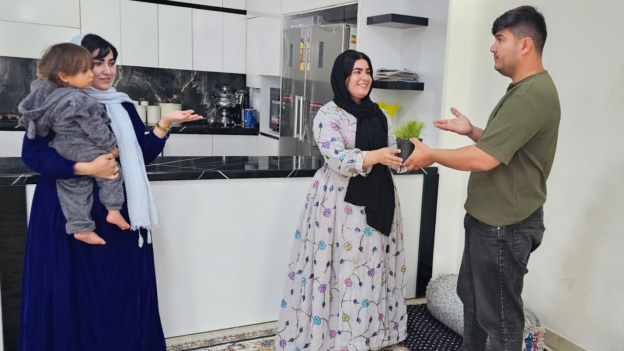 "Returning home after dark days"