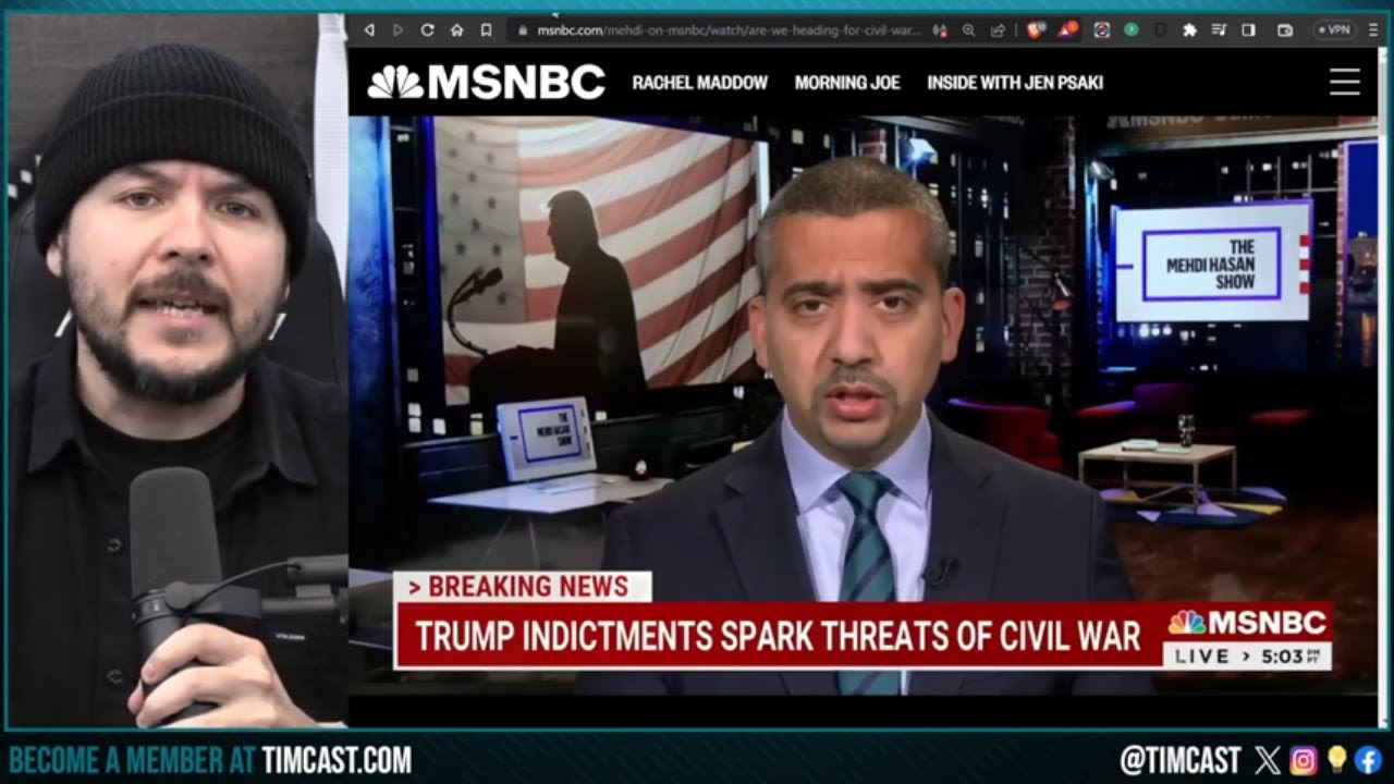 MSNBC AND GOP Warn CIVIL WAR Is Coming, Trump Indictment And Democrat CORRUPTION WILL ESCALATE This