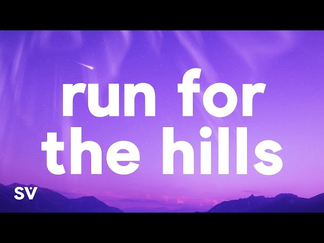 Tate McRae - run for the hills [1 Hour Loop] class=