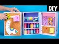 DIY Organizador Escolar 💜 Feito com Papelão 💛 Lhama - Organizador Articulado