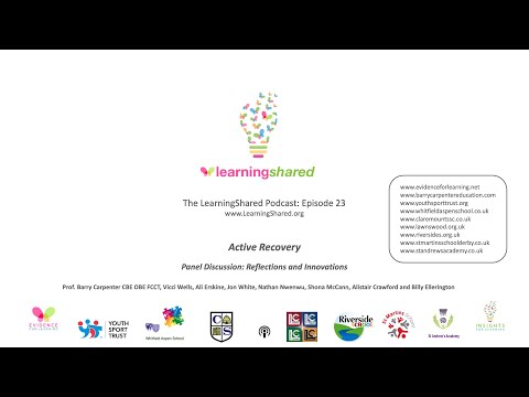 LearningShared Episode 23: Active Recovery (Part 2) - Panel Discussion: Reflections and Innovations