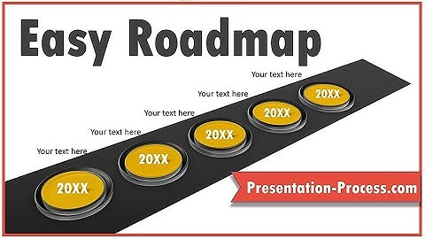 Easy yet Beautiful Road map Graphic