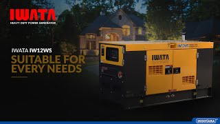 Genset Diesel IWATA 12Kva Silent - IW12WS