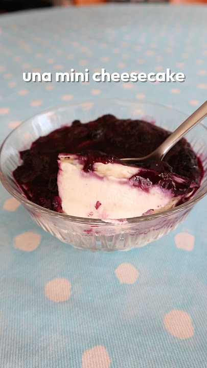 Mini CHEESECAKE en 3 MINUTOS✨ #cheesecake #saludable