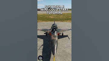 DCS: F-5E Tiger II Mini Cold Startup Tutorial #dcs #shorts