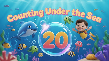 Counting Under the Sea | Count to 20 Song for Kids | Learn Numbers 1–20 with Sea Animals