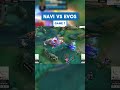 NAVI VS EVOS GAME 1 #mobilelegends #mlbb #mpltricks #youtubeshorts #topglobalml #mpl #evos #mplid