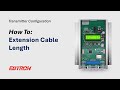 Extension Cable Length - EBTRON Transmitter Configuration