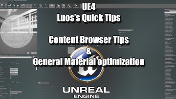 [Ue4] Quick (shader) Tips & Shader Tricks: 2. Easy Search & Base Material setup