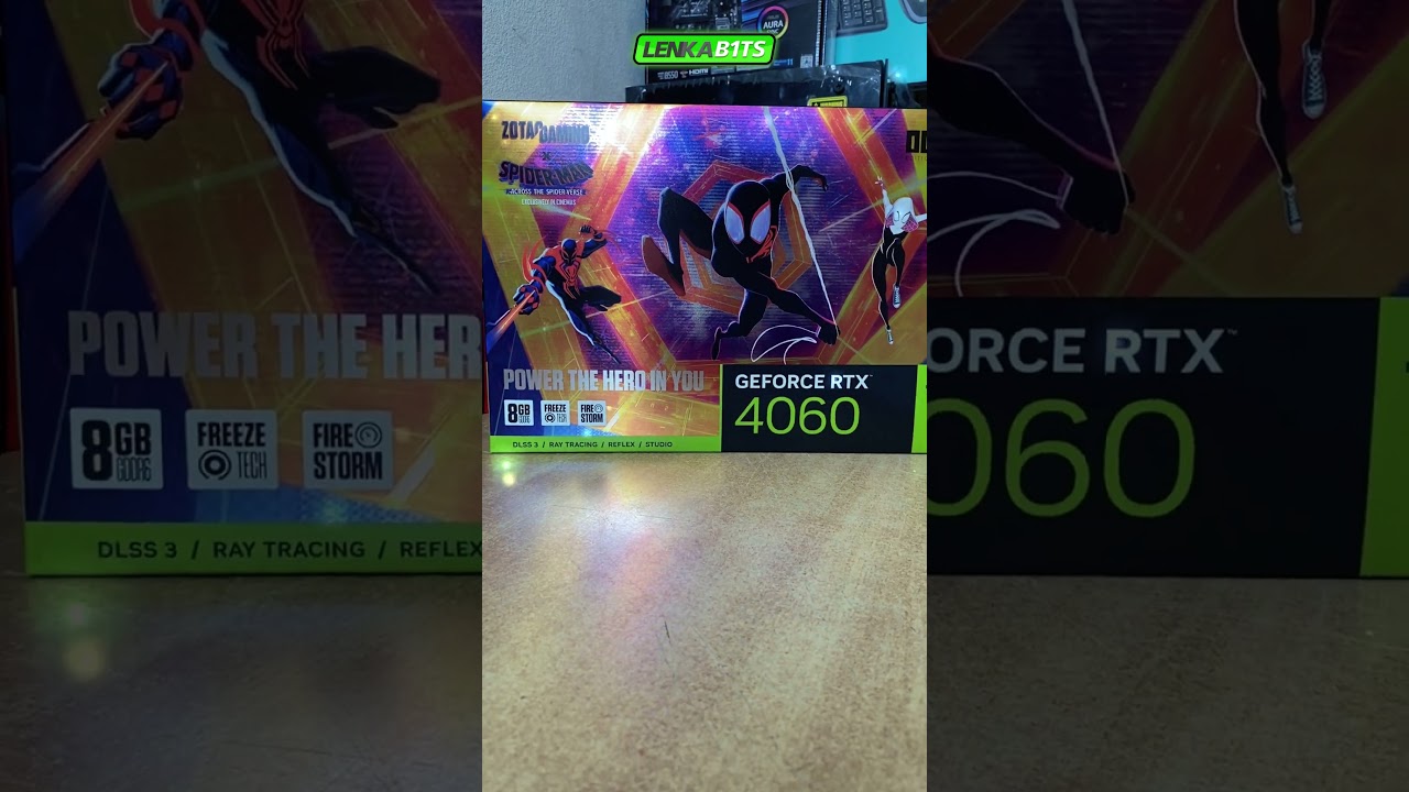 RTX 4060 Spiderman edition #shorts #rtx #rtx4060 #zotacgaming  #pcgaming
