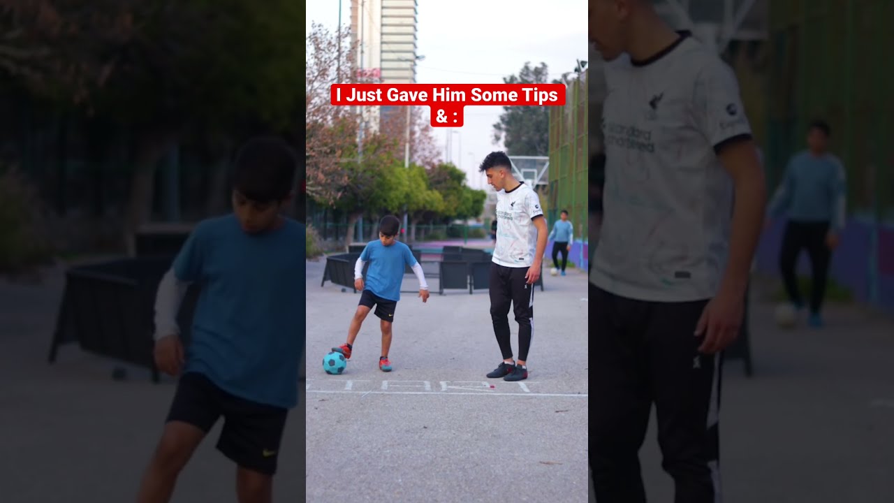 Teaching Crazy Football Skill To A Kid Shorts Soccer Messi Cr7 Neymar
