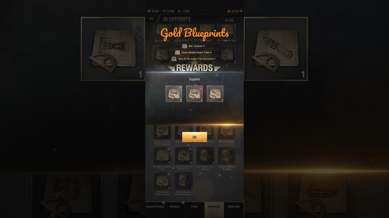 gold Blueprints 