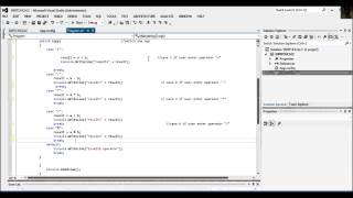 Simple Calculator Program In C# using Switch Case