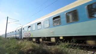 БВ 2641 с локомотив 80 036 Хан Тервел'' в междугарието Брусен - Ослен