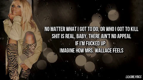 Lil' Kim Ft. Mary J. Blige - Hold On (Lyrics Video) HD